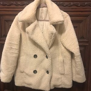 Free People teddy coat